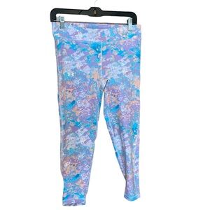 Under Armour Girls Motion Printed Crop Leggings - YLG Youth Large NWT